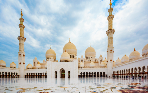Sheikh Zayed Grand Mosque Abu Dhabi day tour add-on for Dubai package from Hyderabad