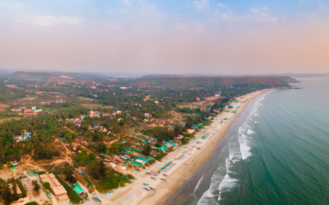 Scenic view of Calangute Beach in Goa Tours Packages for 3 days trip