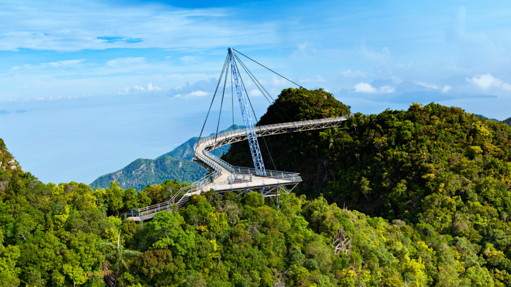 Langkawi Sky Bridge view included in many Malaysia tour packages