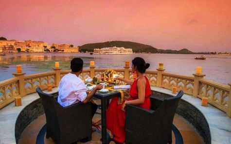 Romantic Rajasthan couple tour packages from Hyderabad with luxury stay and candlelight dinner in royal palaces